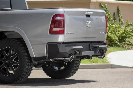 Silver rear bumper on Addictive Desert Designs Hammer Stealth Fighter Ram 1500