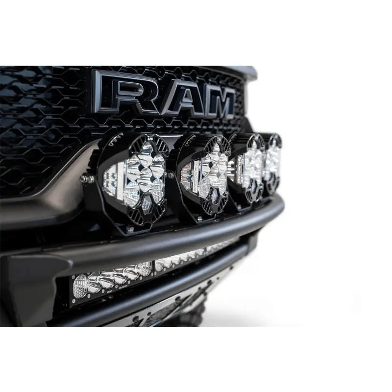 Addictive Desert Designs L6257021701NA Addictive Desert Designs 2021 Dodge RAM 1500 TRX Light Hoop For PRO Bolt-On Front Bumper