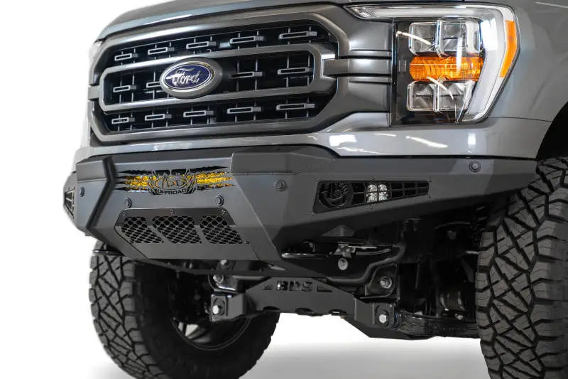 Addictive Desert Designs 2021 Ford F-150 HoneyBadger Front Bumper w/ Top Hoop - Truck & Automotive