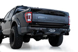 Addictive Desert Designs 21-22 Ford F-150 Raptor Phantom Rear Bumper in hammer black with satin black panels, showcasing superior protection with a modern box design and unique hammerhead style flare, Truck & Automotive, Bumpers, Grilles & Guards, Exterior, AVADA - Best Sellers