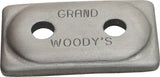 ADG-3775-48 Double Grand Digger Support Plates Aluminum 48/Pk - Plate