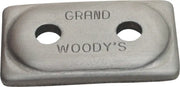 ADG-3775 Double Grand Digger Support Plate Aluminum 12/Pk
