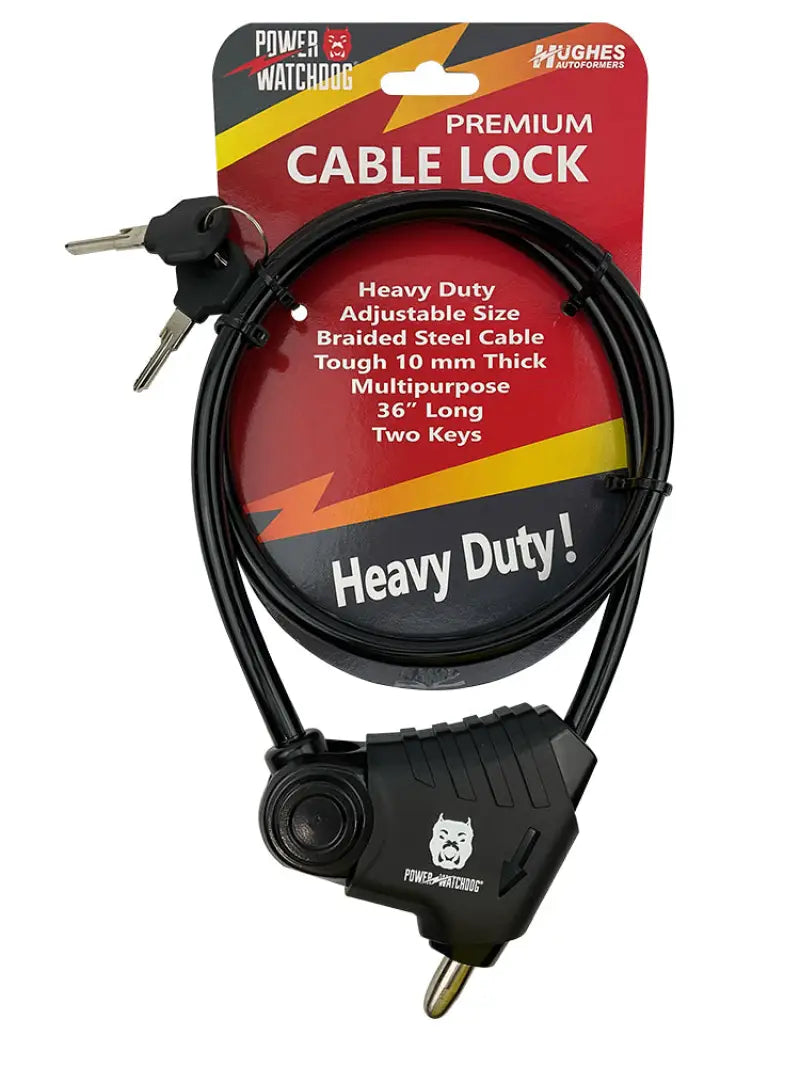 ADJLOCK Hughes Auto Adjustable Heavy Duty Lock - Cable