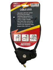 ADJLOCK Hughes Auto Adjustable Heavy Duty Lock - Cable