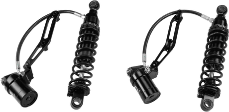 Touring Remote Res Shocks 14" Std Weight Billet Bracket - HARDDRIVE