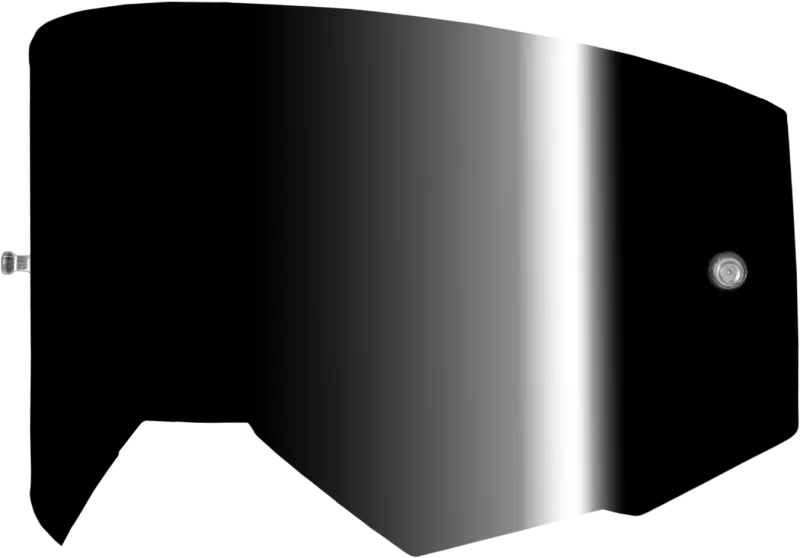 Single Lens W/ Post Adult W/ Black Mirror/Smoke Lens - FLY RACING