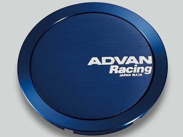 Advan Advan 73mm Full Flat Centercap - Blue Anodized