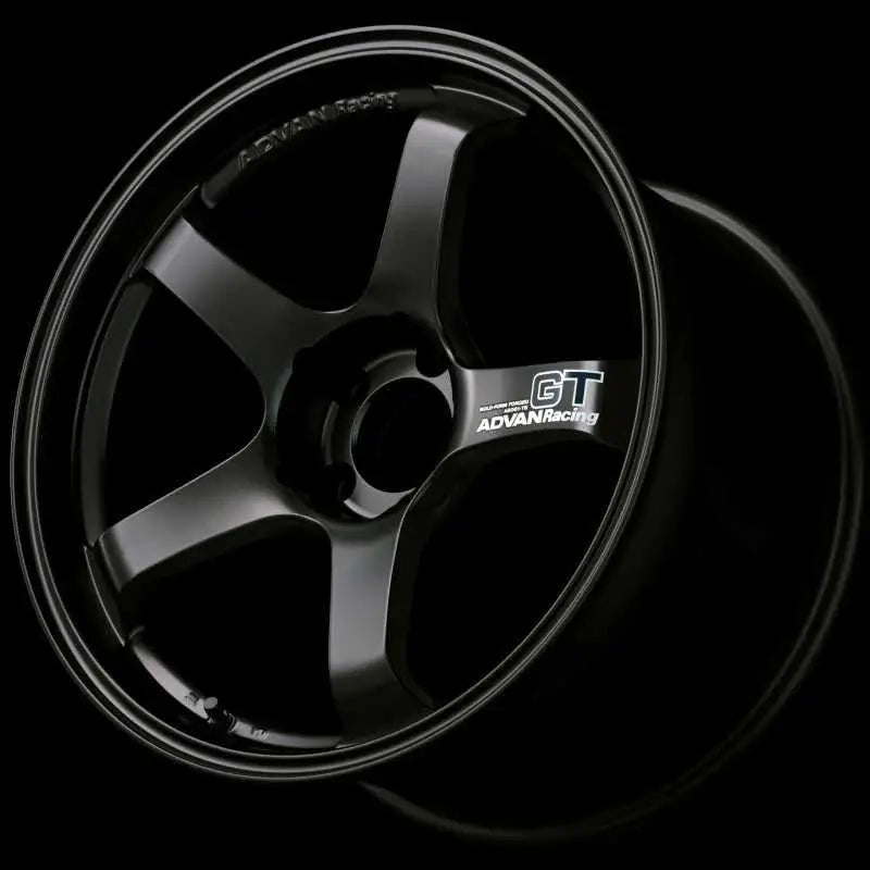 Advan Advan GT 18x9.5 +22 5-114.3 Semi Gloss Black Wheel