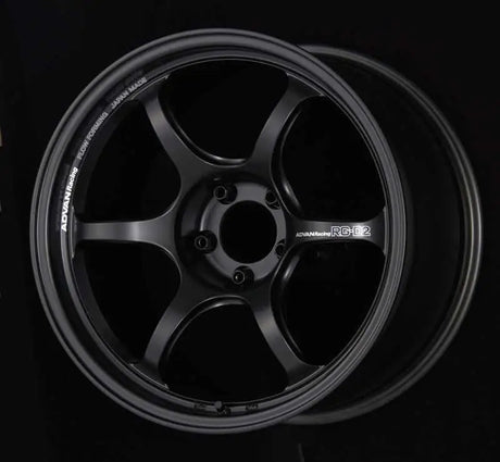 Advan RG-D2 18x10.5 +24 5-120 Semi Gloss Black Wheel 
