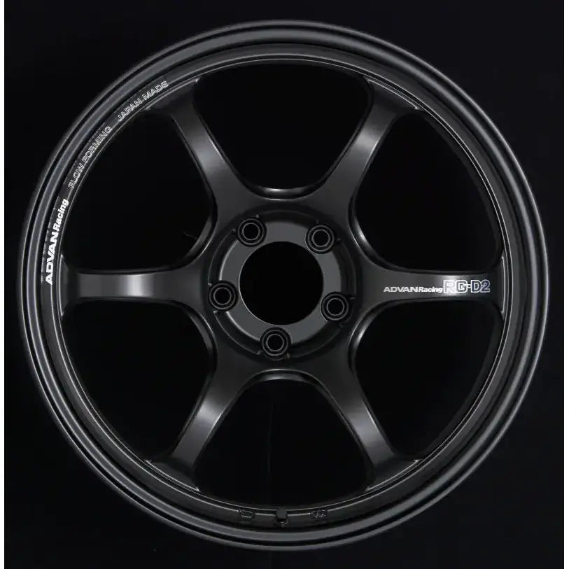 Advan RG-D2 18x9.5 + 35 5-120 Semi Gloss Black Wheel - Truck & Automotive