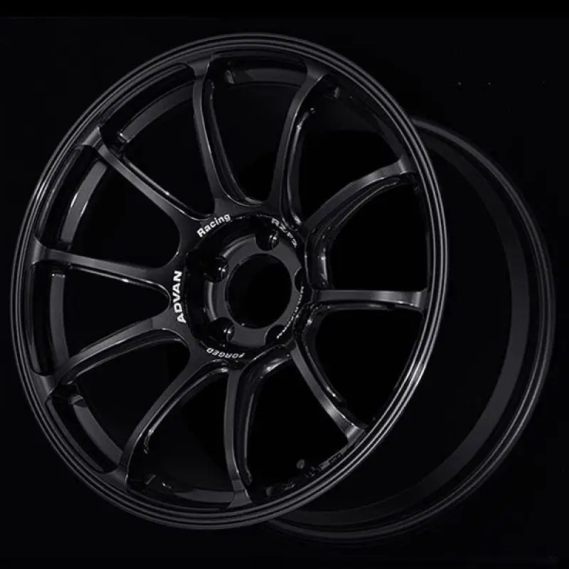 Advan RZ-F2 18X8.5 +44 5-112 Racing Titanium Black Wheel - Advan