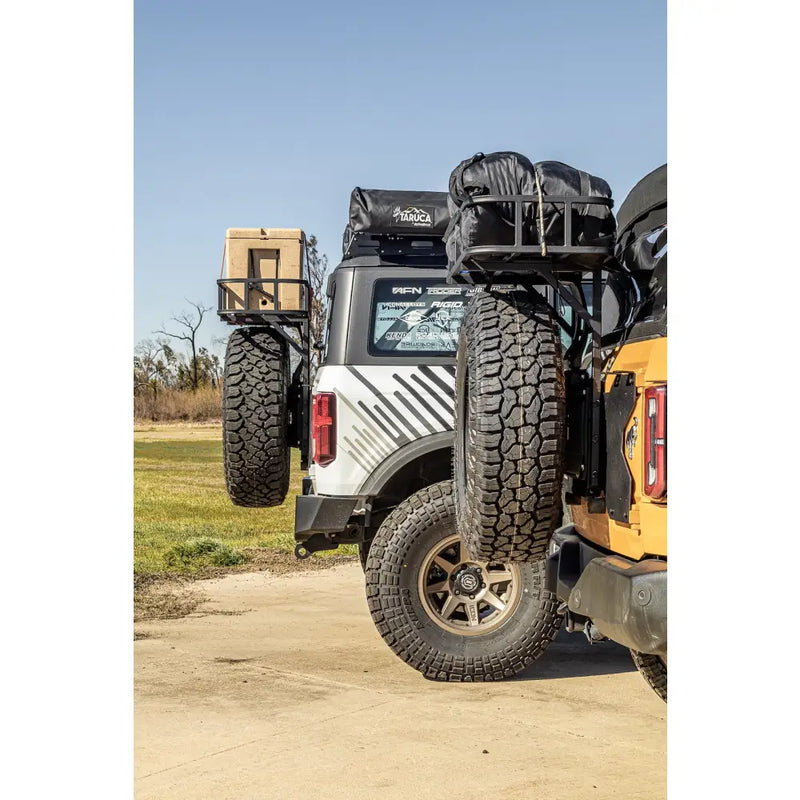 Advanced ACC Provides Long Lasting Durability Cargo Carrier - Spare Tire Mount 49001525 - Bronco Trail Rack