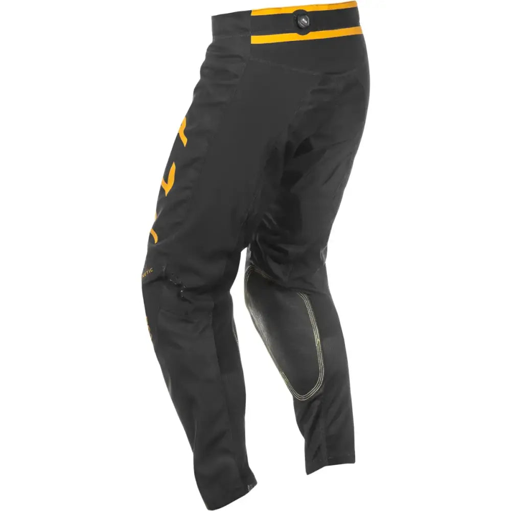 Kinetic Center Pants Ca/Ny Black/Gold Sz 30 - FLY RACING