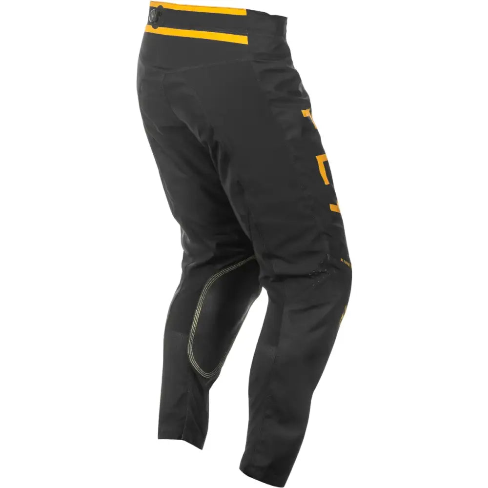 Kinetic Center Pants Ca/Ny Black/Gold Sz 30 - FLY RACING