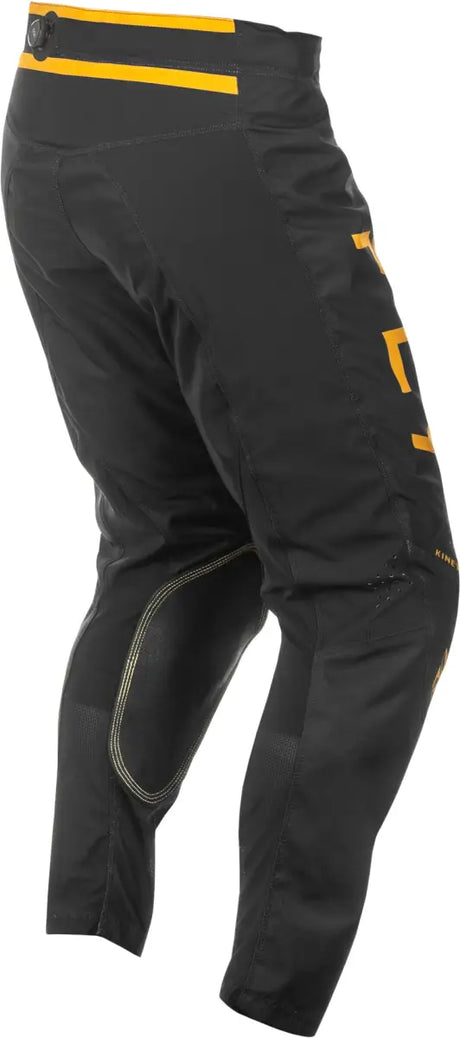 Kinetic Center Pants Ca/Ny Black/Gold Sz 30 - FLY RACING