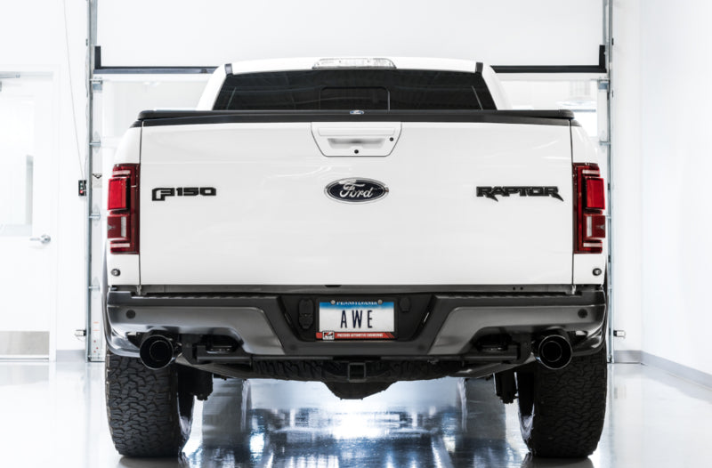 AWE Tuning 3015-33106 AWE Tuning 2017+ Ford Raptor 0 FG Performance Exhaust System - w/ Diamond Black Tips
