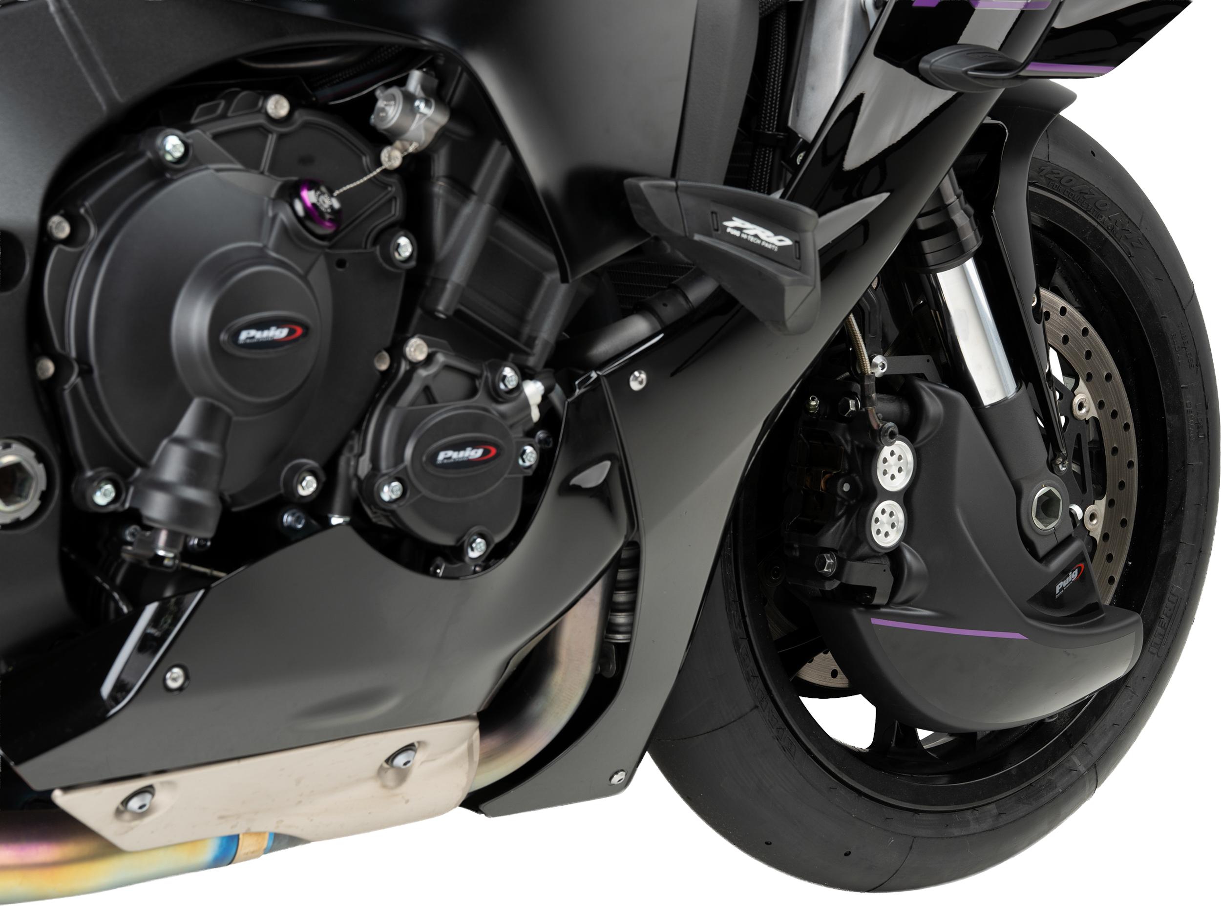 Puig Brake Cooler 21453J - Matte Black