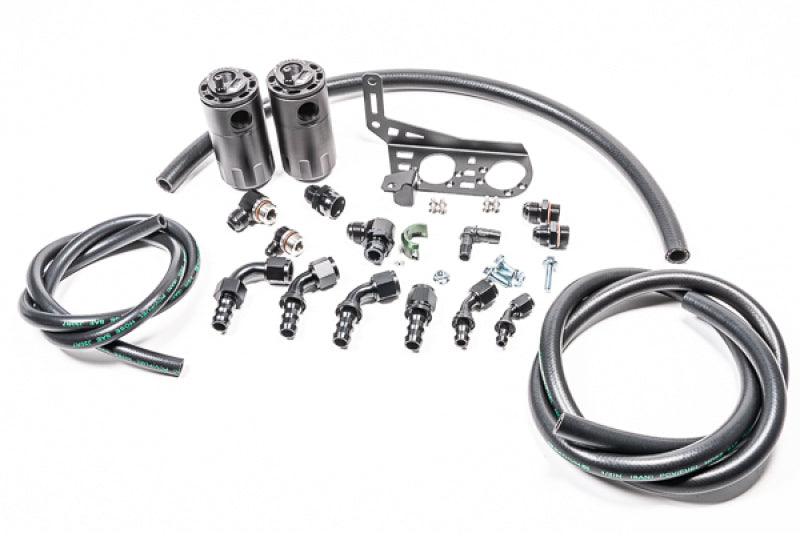 Radium Engineering 20-0859-FL Radium Engineering Dual Catch Can Kit Gallardo LP Fluid Lock