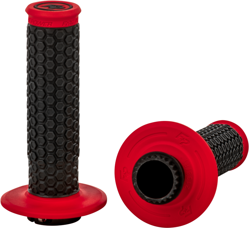 Pilot Mx Lock On Grips Red