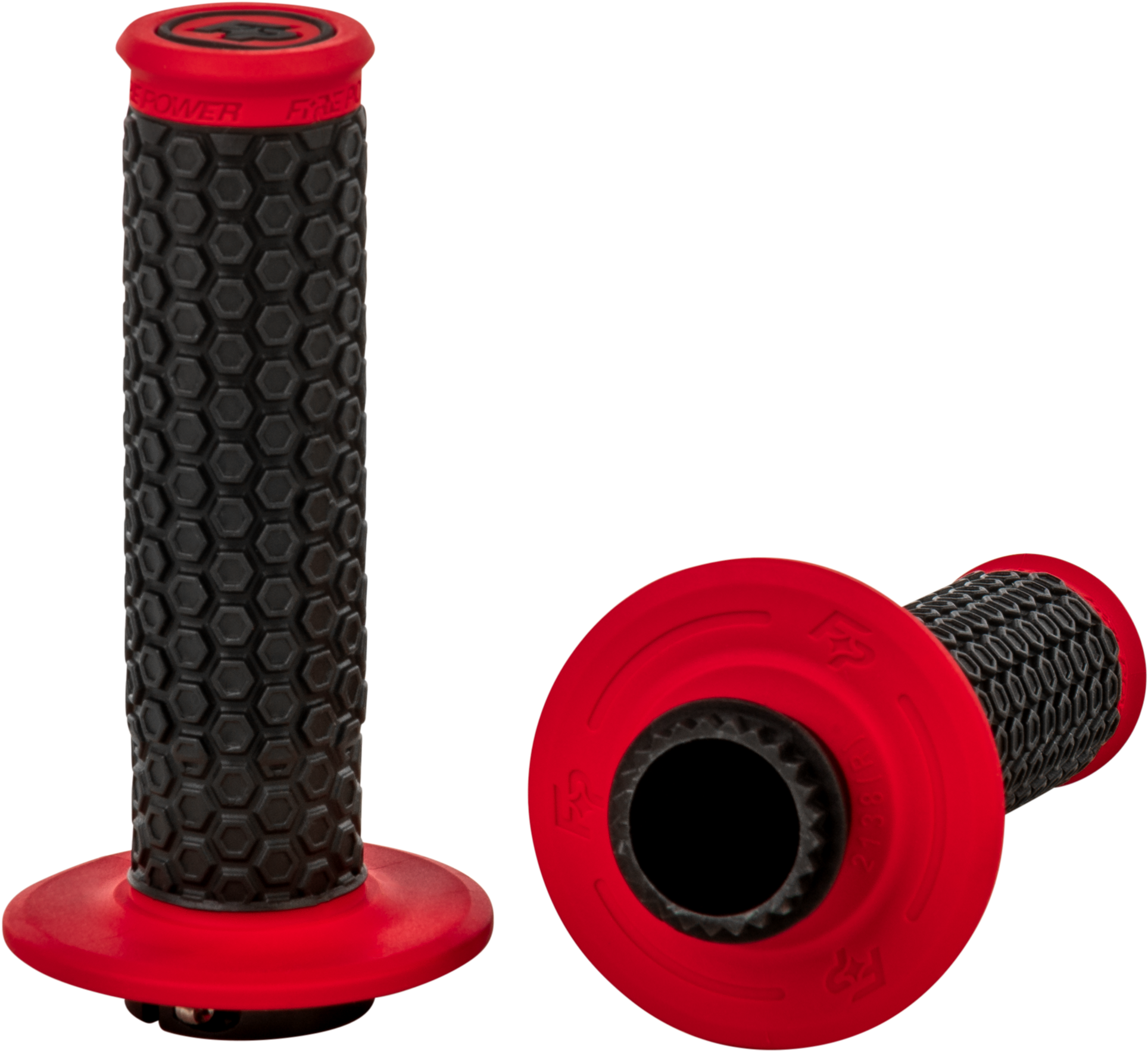 Pilot Mx Lock On Grips Red