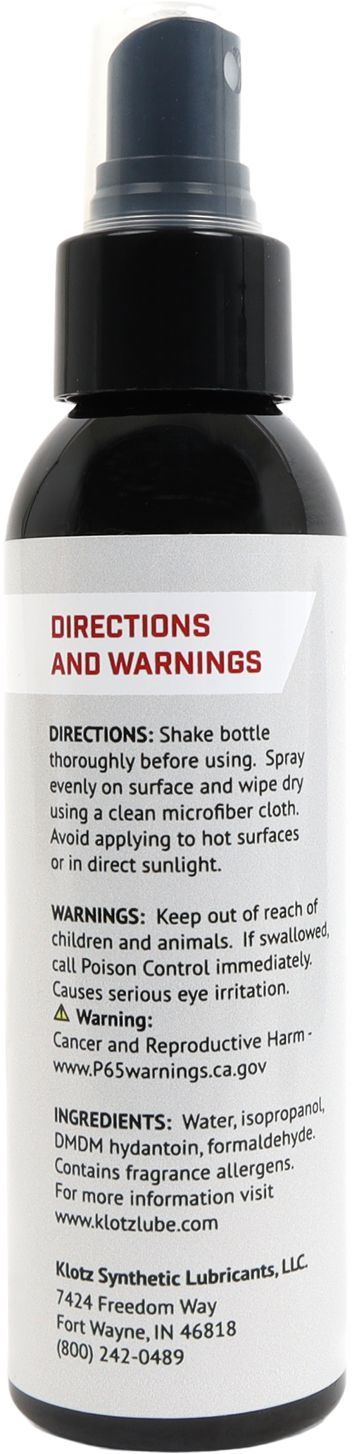 Klotz Quick Detailer Chemicals KS-324 - OZ 20 Case