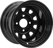 Delta Steel 14x7 4/156 4+3 Blk 10mm