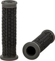 Fire Power Pilot Grips 24-0129 - Black Gray Atv Standard