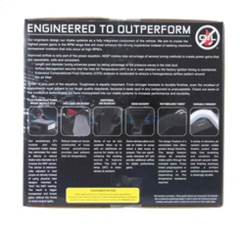 Image of packaging for AEM 04-07 Acura TL Cold Air Intake System with air intake design