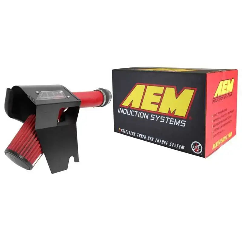 AEM 2018 Subaru WRX STI 2.5L H4 F/I Cold Air Intake System - Wrinkle Red 