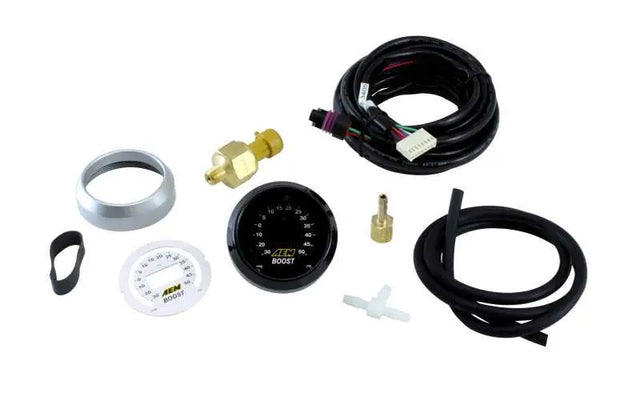 AEM AEM 52mm Boost Digital Gauge -30-50psi
