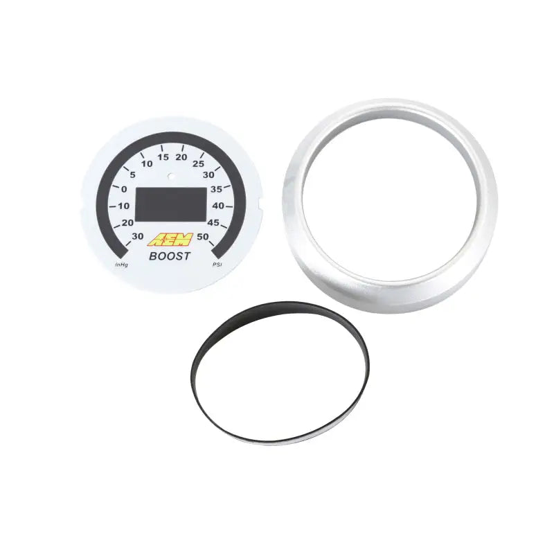AEM 30-4408 AEM 52mm Boost Digital Gauge -30-50psi