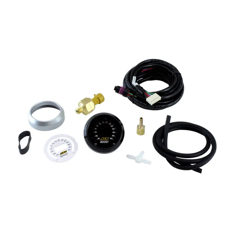 AEM 30-4408 AEM 52mm Boost Digital Gauge -30-50psi