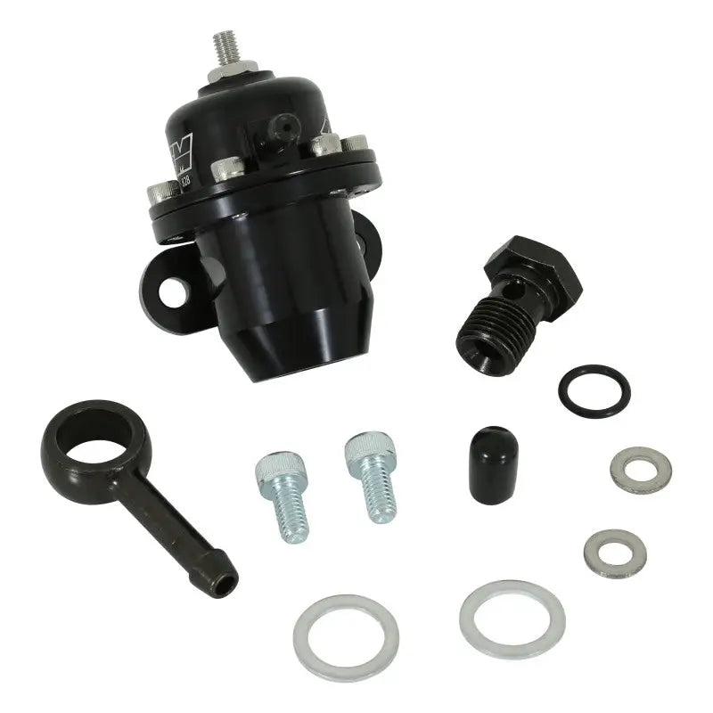 AEM 25-303BK AEM 86-93 Acura / 95-98 TL / 88-91 Civic/CRX / 92-01 Prelude Black Adjustable Fuel Pressure Regulato