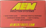 AEM 95-99 Eclipse 2.0 Non-Turbo Red Short Ram Intake 