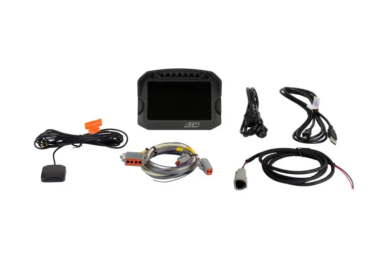 AEM CD-5LG Carbon Logging Digital Dash Display w/ Internal 10Hz GPS & Antenna - Truck Automotive
