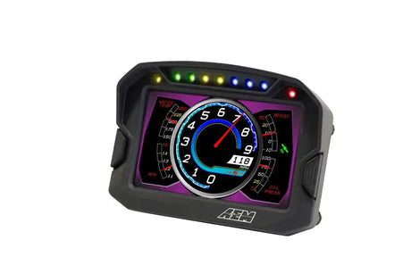 AEM CD-5LG Carbon Logging Digital Dash Display w/ Internal 10Hz GPS & Antenna - Truck Automotive