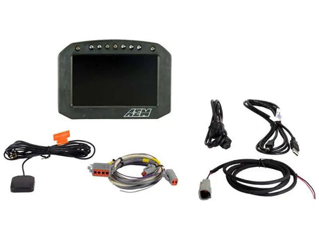 AEM AEM CD-5LG Carbon Logging Flush Digital Dash Display w/ Internal 20Hz GPS & Antenna
