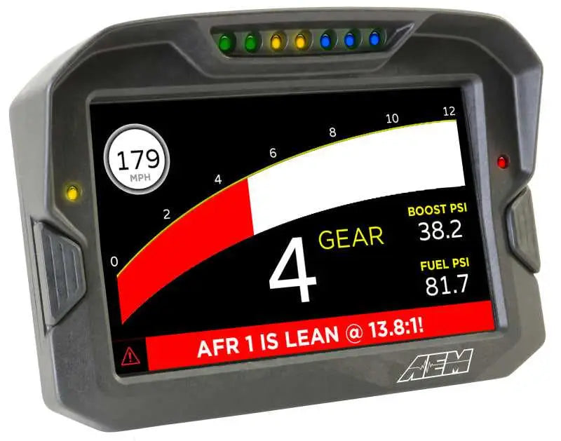 AEM CD-7 Logging GPS Enabled Race Dash Carbon Fiber Digital Display w/o VDM (CAN Input Only) 