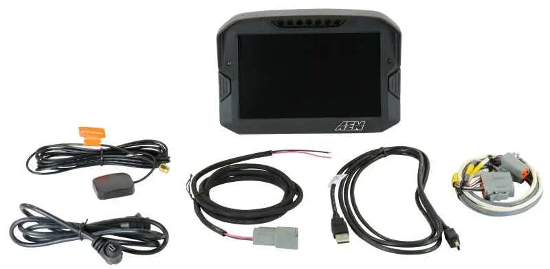 AEM AEM CD-7 Logging GPS Enabled Race Dash Carbon Fiber Digital Display w/o VDM (CAN Input Only)