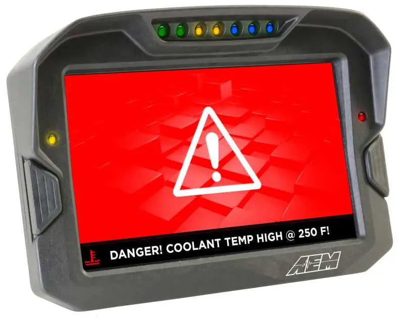 AEM CD-7 Non Logging GPS Enabled Race Dash Carbon Fiber Digital Display w/o VDM (CAN Input Only) 