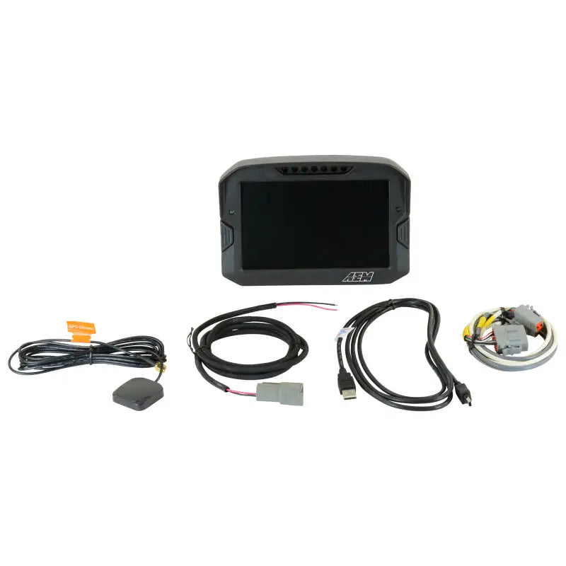 AEM 30-5702 AEM CD-7 Non Logging GPS Enabled Race Dash Carbon Fiber Digital Display w/o VDM (CAN Input Only)
