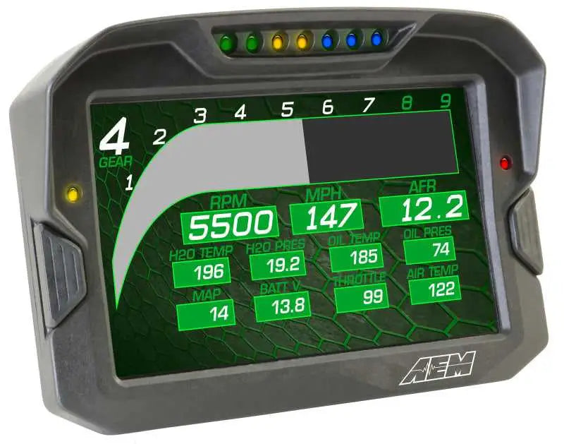 AEM CD-7 Non Logging Race Dash Carbon Fiber Digital Display (CAN Input Only) 