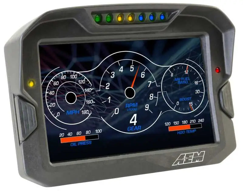 AEM CD-7 Non Logging Race Dash Carbon Fiber Digital Display (CAN Input Only) 