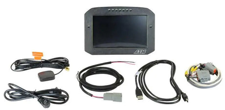 AEM AEM CD-7LG Carbon Logging Flush Digital Dash Display w/ Internal 20Hz GPS & Antenna