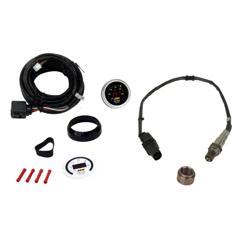 AEM Digital Wideband UEGO Gauge kit with Bosch LSU 4.9 sensor and accessories for RV, automotive, powersports, off-road, marine, exterior, truck accessories, interior, truck bed, RV parts, apparel, helmets, racing, riding, BMX.