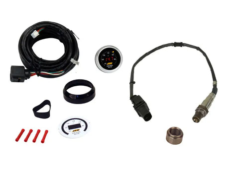 AEM Digital Wideband UEGO Gauge kit with Bosch LSU 4.9 sensor and accessories for RV, automotive, powersports, off-road, marine, exterior, truck accessories, interior, truck bed, RV parts, apparel, helmets, racing, riding, BMX.