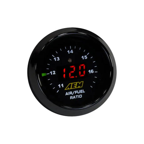 AEM Digital Wideband UEGO Gauge with Bosch LSU 4.9 sensor for RV, Automotive, Powersports, off-road, marine, trucks, and racing applications.
