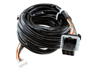 Coiled black sensor cable with colorful wires for AEM PCB Gauge LSU4 Sensor Cable
