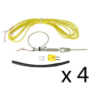AEM AEM Single K-Type Thermocouple Kit - 4 Pack