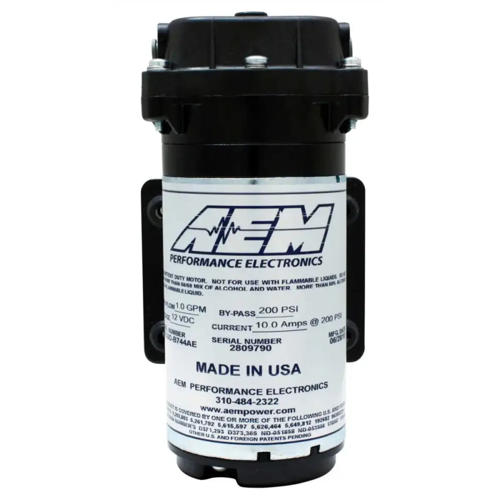 AEM Water / Methanol Injection 6-Amp Recirculation-Style Pump 200psi for One-Gallon Kit **replacemen 
